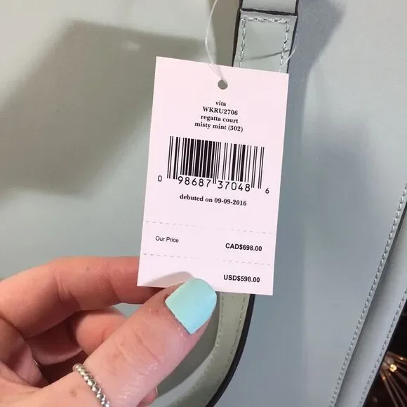 Kate Spade ✨Misty Mint Tote NWT